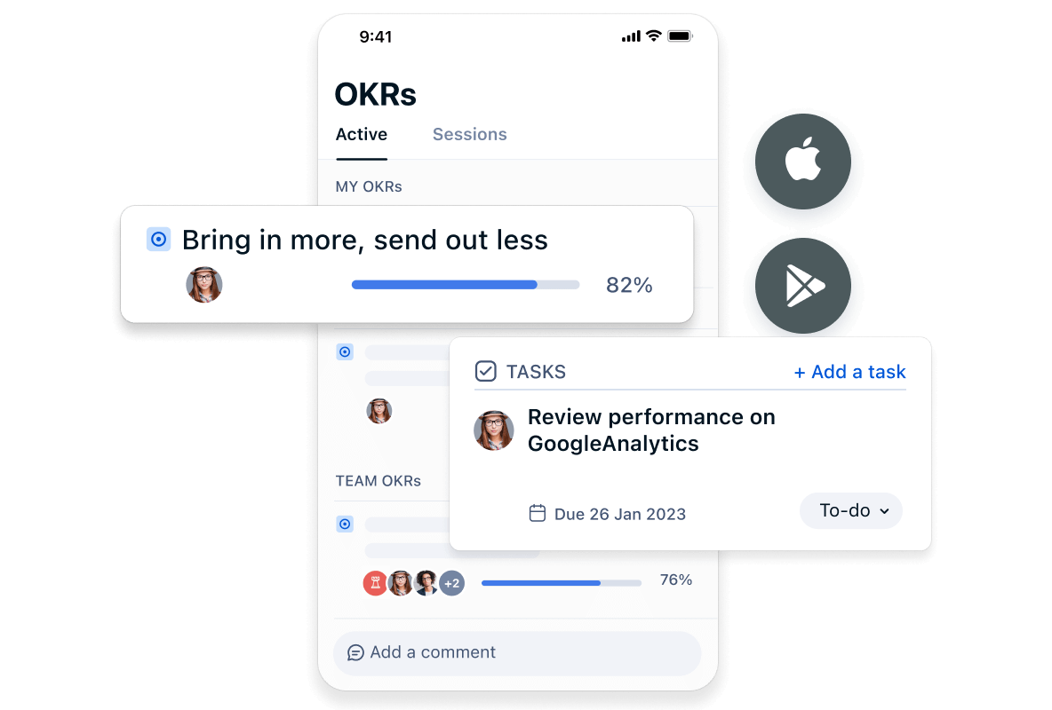 OKR mobile apps 